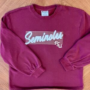 Champion Florida State Seminoles FSU Crewneck Sweatshirt Women’s XL